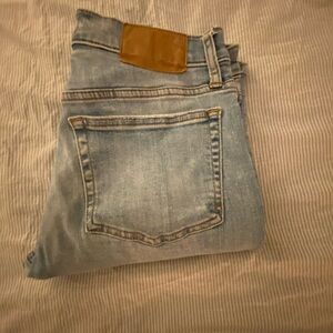 Madewell Men's Denim Jeans in Light Blue